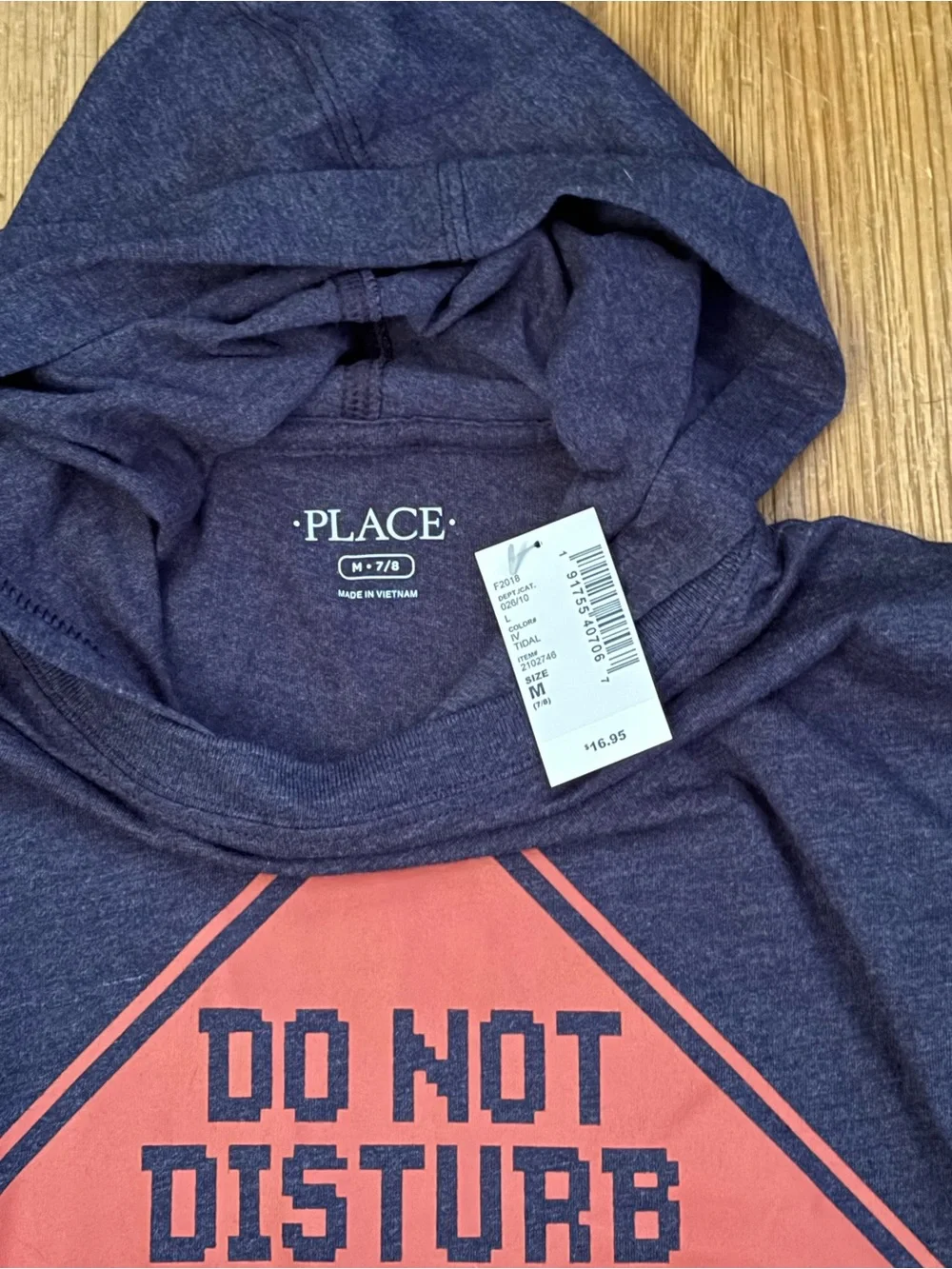 The Childrens Place navy hooded